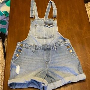 Overall Shorts